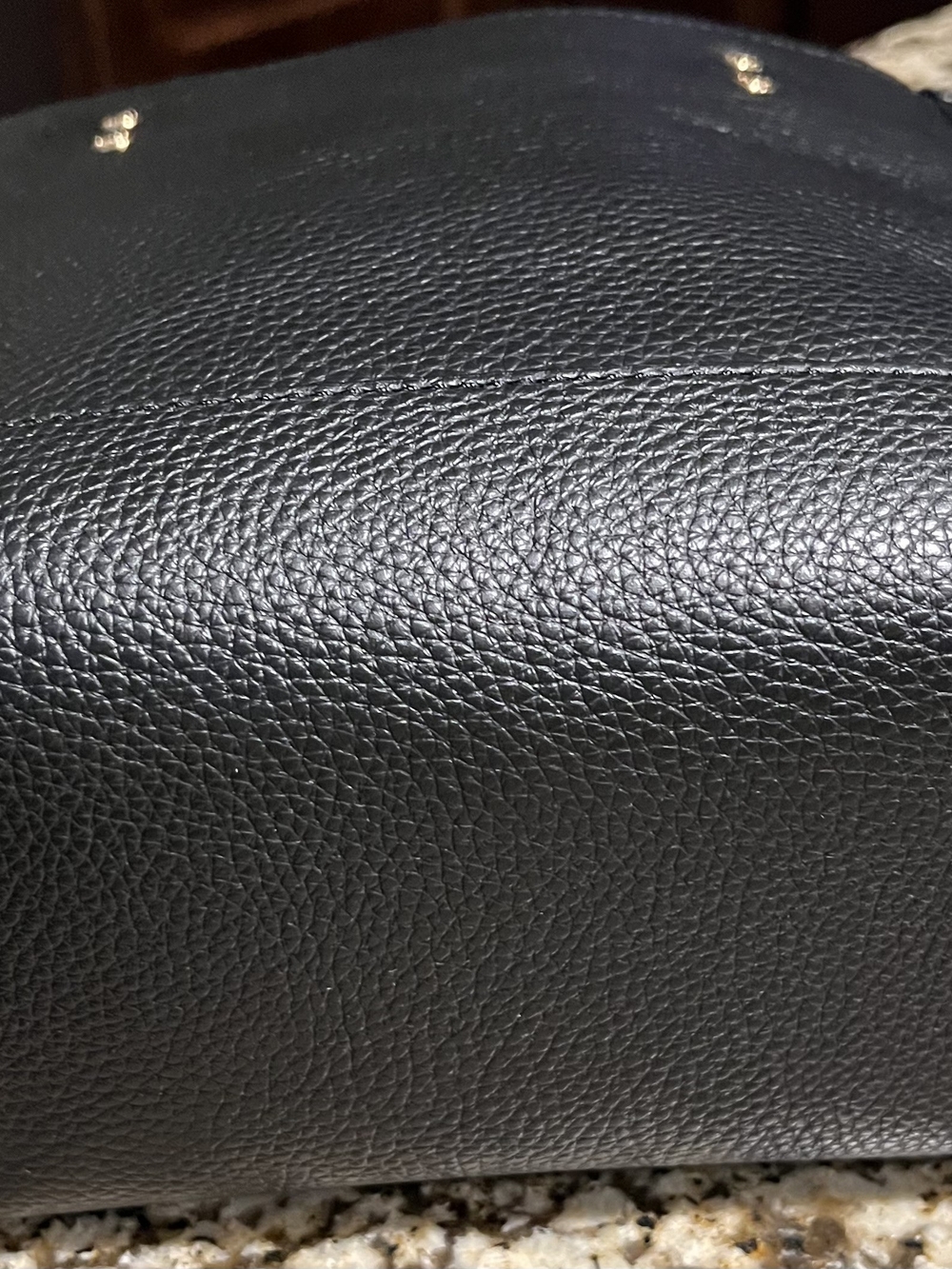 Coach Black Pebbled Leather Mini Tote with Strap.  EUC - Picture 2 of 5